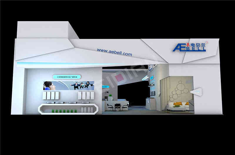 美電貝爾深圳安防展深圳展臺設計搭建 美電貝爾深圳安防展深圳展臺設計搭建