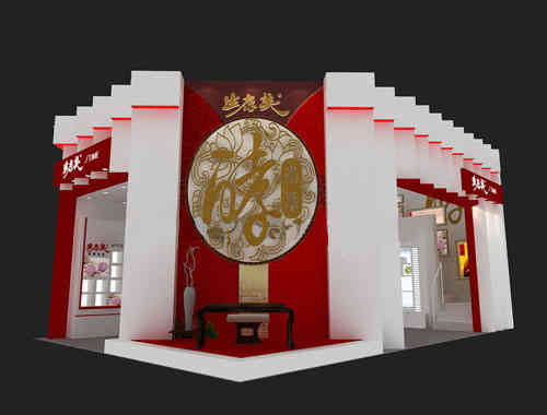 生太美集團(tuán)特裝展位美博會廣州廣交會展覽設(shè)計搭建
