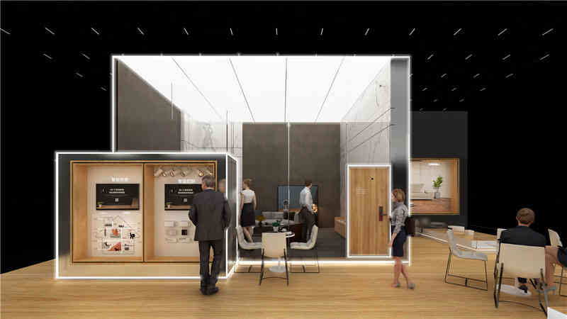 上海創(chuàng)諾醫(yī)藥集團(tuán)有限公司參展上海新國際博覽中心展覽設(shè)計展臺搭建4