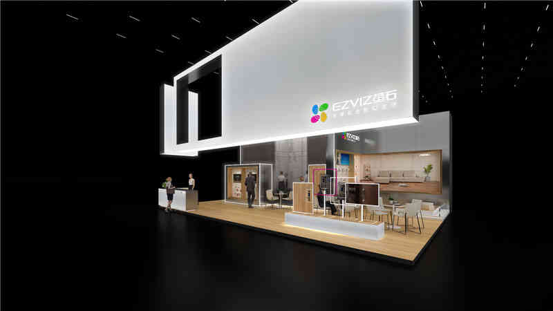 深圳創(chuàng)動科技有限公司參展上海新國際博覽中心上海展覽設(shè)計展臺搭建3