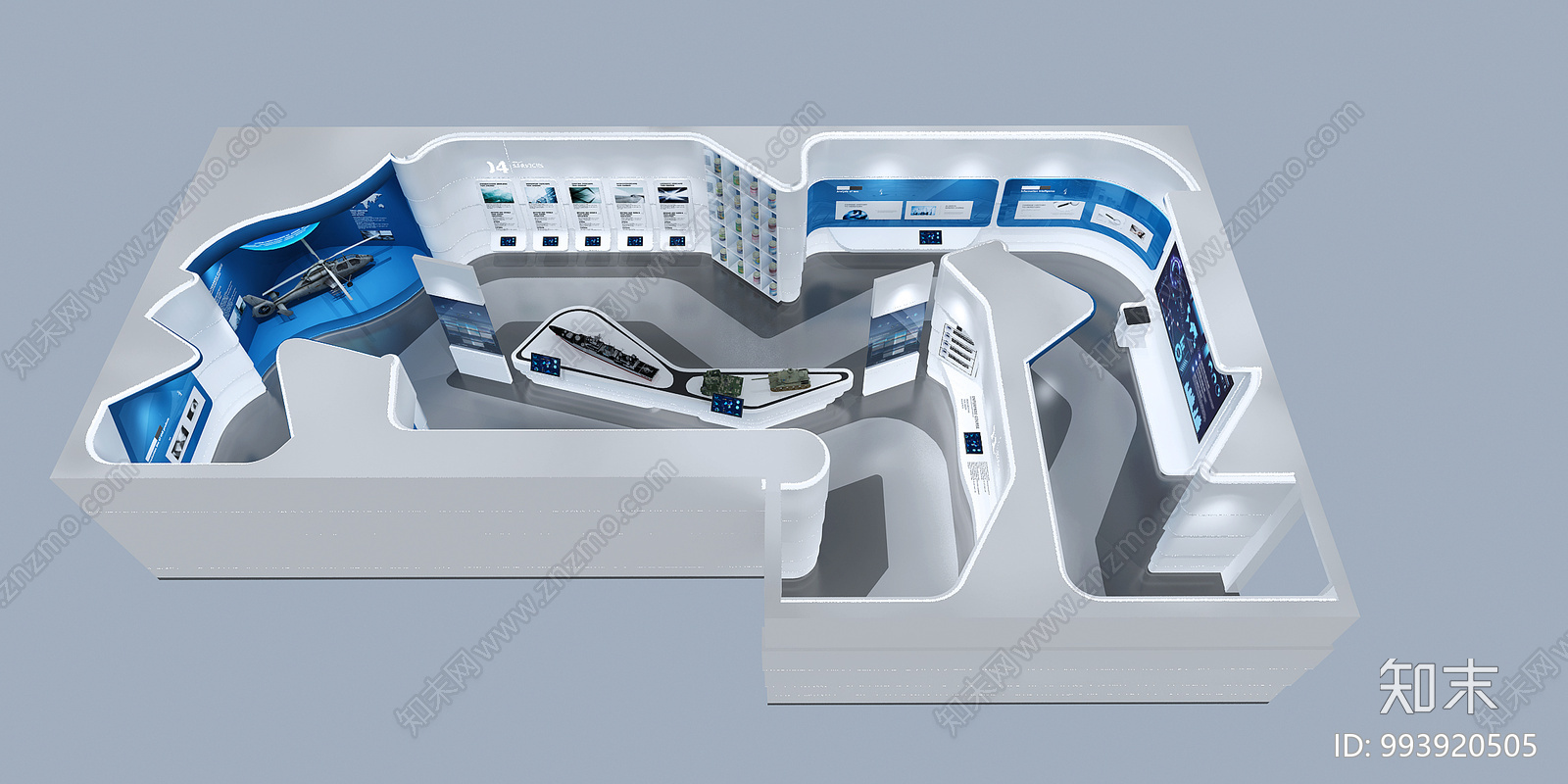 企業(yè)展廳設(shè)計(jì)方案_智能科技引領(lǐng)未來2