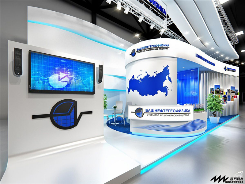 烽火科技參展廣州會展中心展覽設(shè)計(jì)展臺搭建2