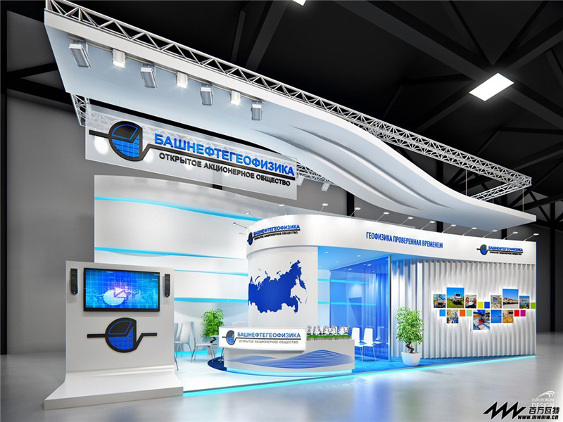烽火科技參展廣州會展中心展覽設(shè)計(jì)展臺搭建3